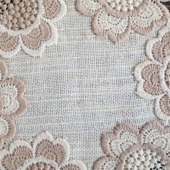 Floral Doily, Table Mat, Plant Mat - Picture 3 of 4